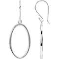 Oval Dangle Earrings
