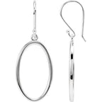 Oval Dangle Earrings