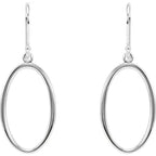 Oval Dangle Earrings - Image 2