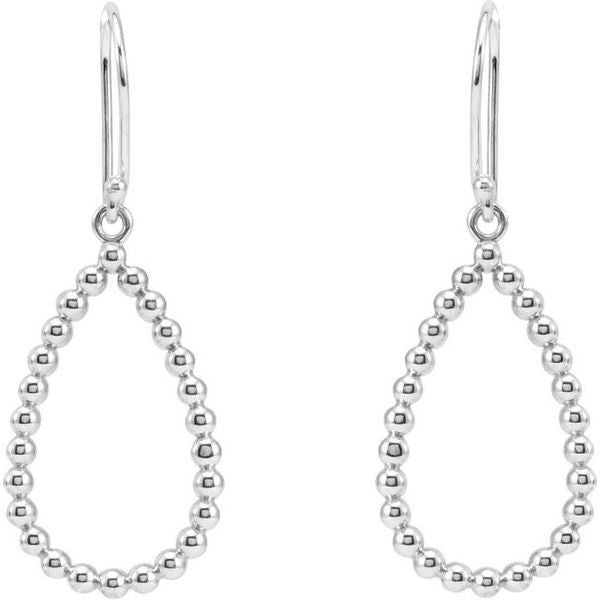 Beaded Teardrop Earrings - Image 2