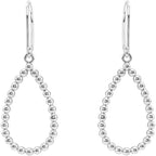 Beaded Teardrop Earrings - Image 2
