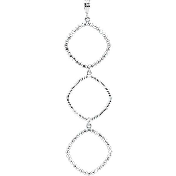 Triple Square Pendant