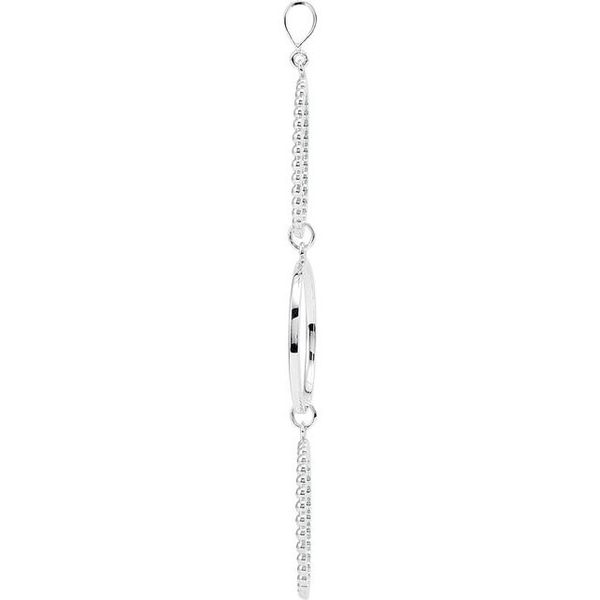 Beaded Circle Pendant - Image 2