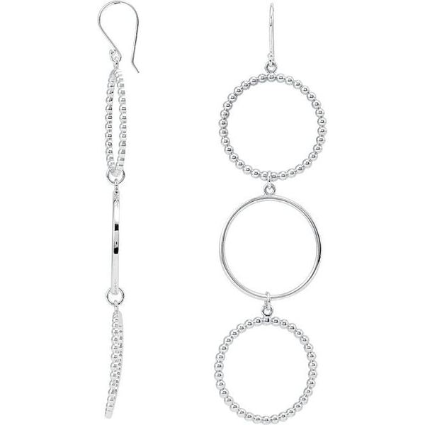 Geometric Dangle Earrings - Image 2