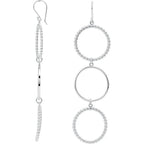 Geometric Dangle Earrings - Image 2