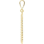 Beaded Circle Silhouette Pendant - Image 2