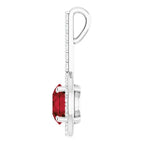Accented Halo-Style Pendant - Image 3