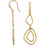 Open Silhouette Dangle Earrings