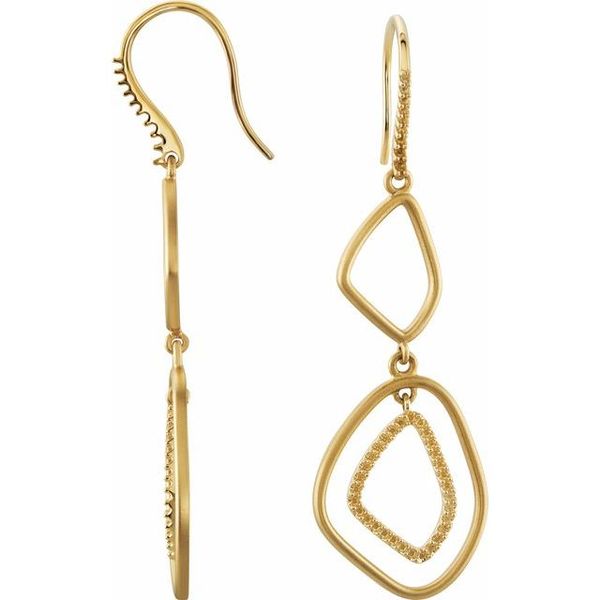 Open Silhouette Dangle Earrings