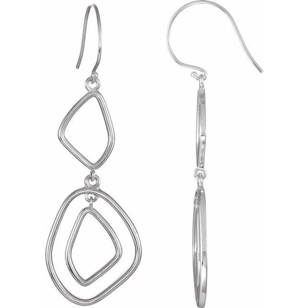 Open Silhouette Dangle Earrings