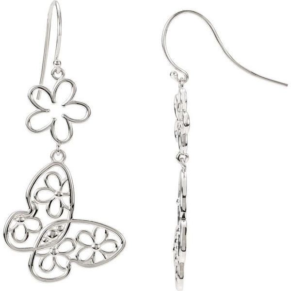Butterfly & Floral Earrings