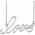 Accented "Love" Necklace
