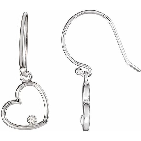 Accented Heart Earrings