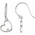 Accented Heart Earrings