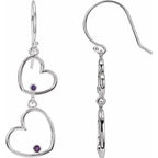 Double Heart Earrings