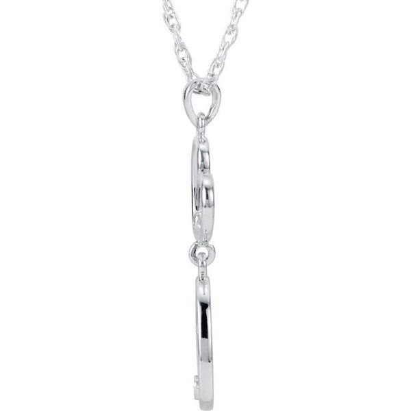 Accented Double Heart Necklace - Image 2