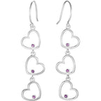 Triple Heart Earrings - Image 2
