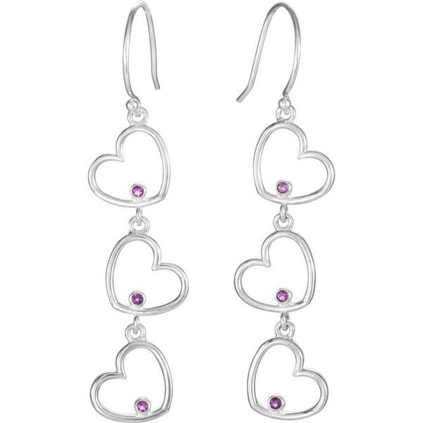 Triple Heart Earrings - Image 2