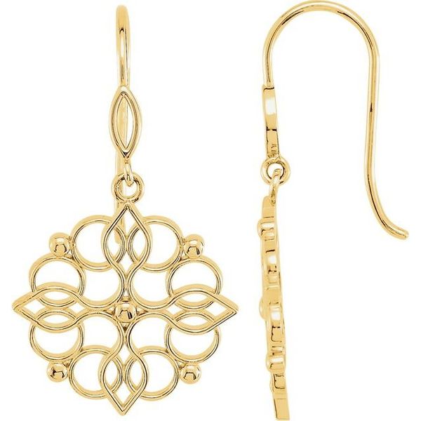 Floral Earrings - Image 3