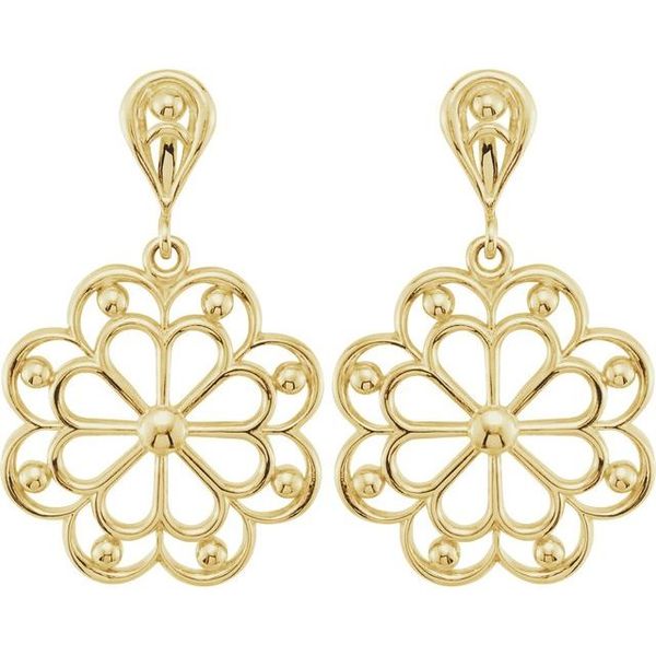 Floral Earrings - Image 2