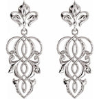Fleur-de-lis Earrings - Image 2