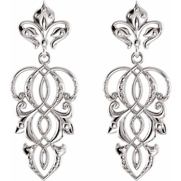 Fleur-de-lis Earrings - Image 2