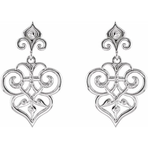 Fleur-de-lis Earrings - Image 2