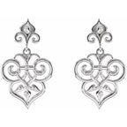 Fleur-de-lis Earrings - Image 2