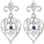 Fleur-de-lis Earrings - Image 2