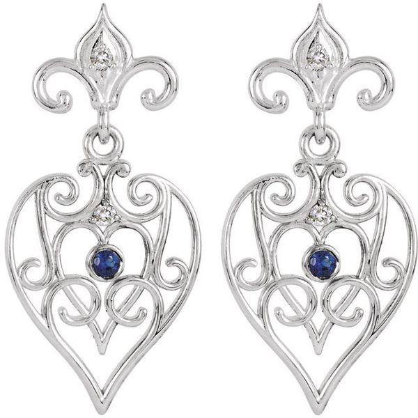 Fleur-de-lis Earrings - Image 2
