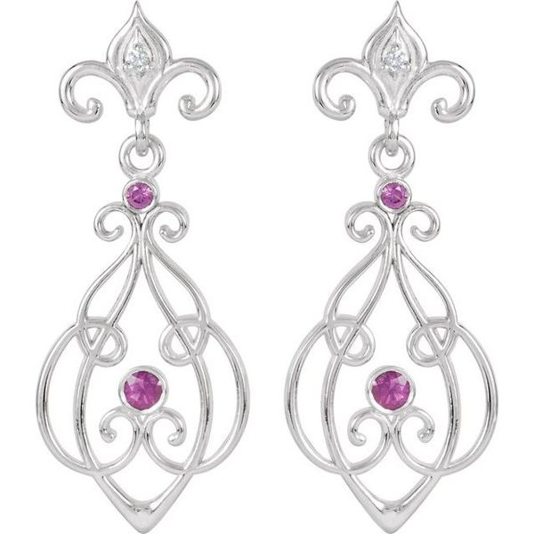 Fleur-de-lis Earrings - Image 2