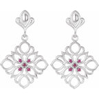 Accented Dangle Earrings - Image 2