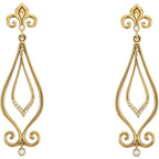 Fleur-de-lis Earrings - Image 2