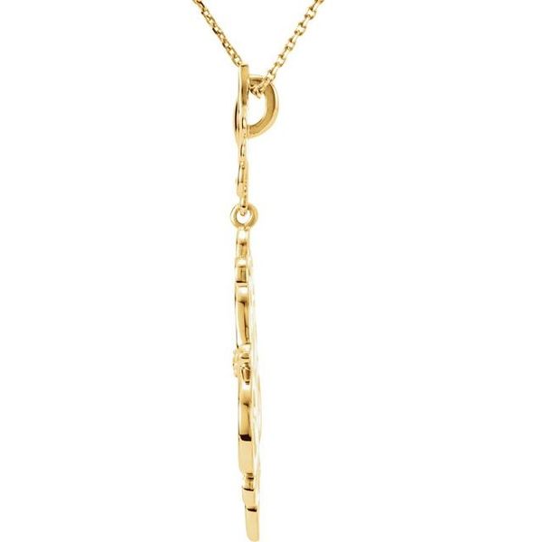 Fleur-de-lis Sculptural Necklace - Image 2