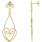 Fleur-de-lis Earrings - Image 2