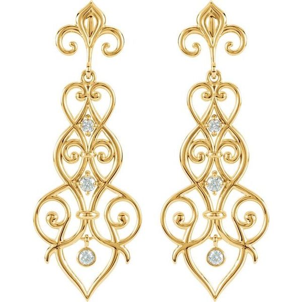 Fleur-de-lis Earrings - Image 2