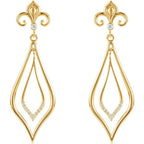 Fleur-de-lis Earrings - Image 2