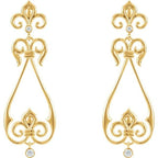 Fleur-de-lis Earrings - Image 2