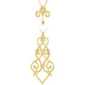 Pearl Fleur-de-lis Necklace