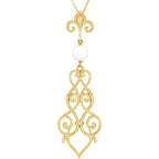 Pearl Fleur-de-lis Necklace