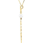 Pearl Fleur-de-lis Necklace - Image 2