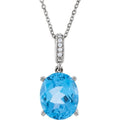 Accented Necklace or Charm/Pendant