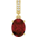 Accented Necklace or Charm/Pendant