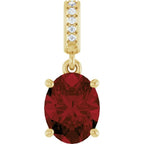 Accented Necklace or Charm/Pendant