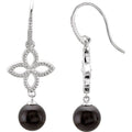 Granulated Floral Earrings