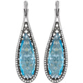 Accented Teardrop Earrings