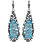 Accented Teardrop Earrings