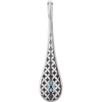 Bezel-Set Halo-Style Necklace - Image 3