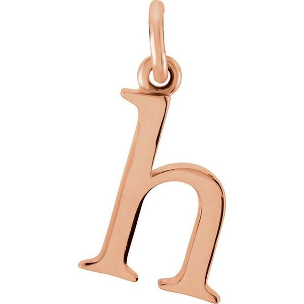 Lowercase Initial Necklace or Charm/Pendant