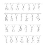 Lowercase Initial Necklace or Charm/Pendant - Image 2